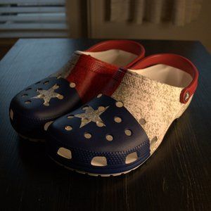 [Brand New] Texas Flag Authentic Classic Crocs
